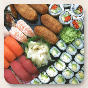 Posavasos Surtido de favoritos de sushi japonés