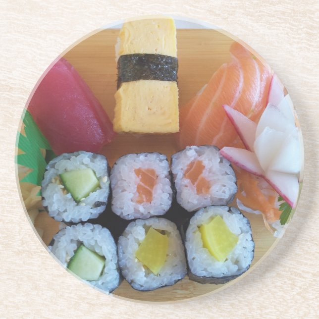 Posavasos Sushi Asia Alimento de arroz de pescado (Frente)