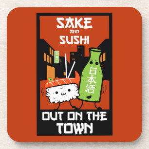 Posavasos Sushi Y Sake FooFooies Napkin