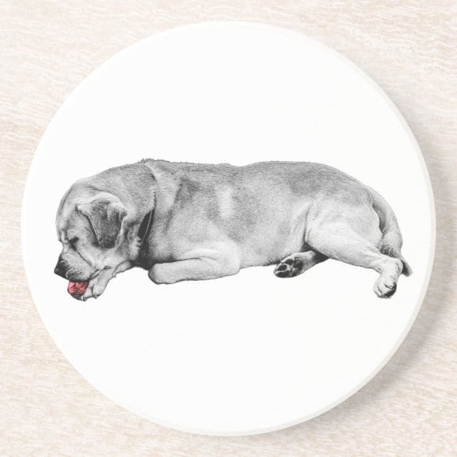 Posavasos Suspiro suave, chispa pequeña (Frente)