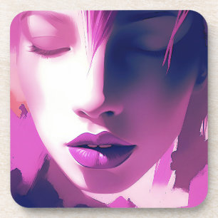 Posavasos Susurro del sueño de Lilac - Sereno, etéreo, púrpu