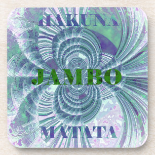 Posavasos Swaga Jambo Hakuna Matata Kenya Giraffe Safari Wo