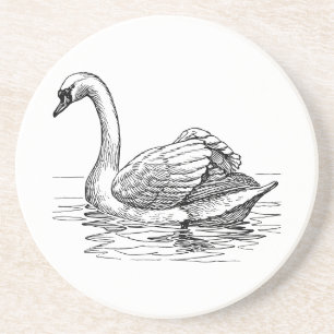 Posavasos Swan