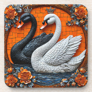 Posavasos Swans bodas