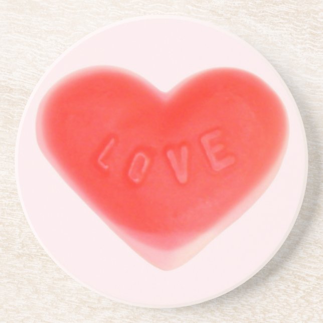 Posavasos Sweet Heart La montaña rusa rosa (Frente)