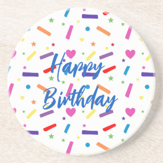 Posavasos Sweet Sprinkle Birthday Party Theme