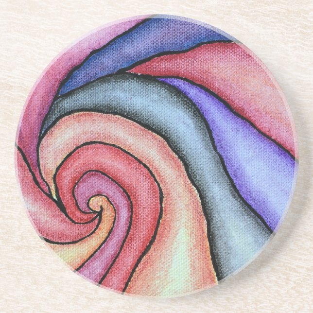 Posavasos Swirl acuarela (Frente)