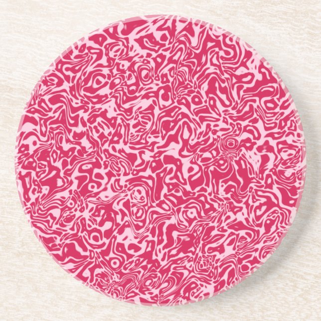 Posavasos Swirl rosa (Frente)