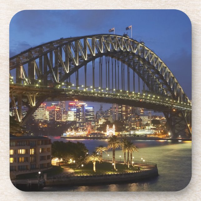 Posavasos Sydney Harbour Bridge y Park Hyatt Sydney Hotel (Frente)
