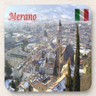 Posavasos TAA033 MERAN MERANO, Vista aérea,