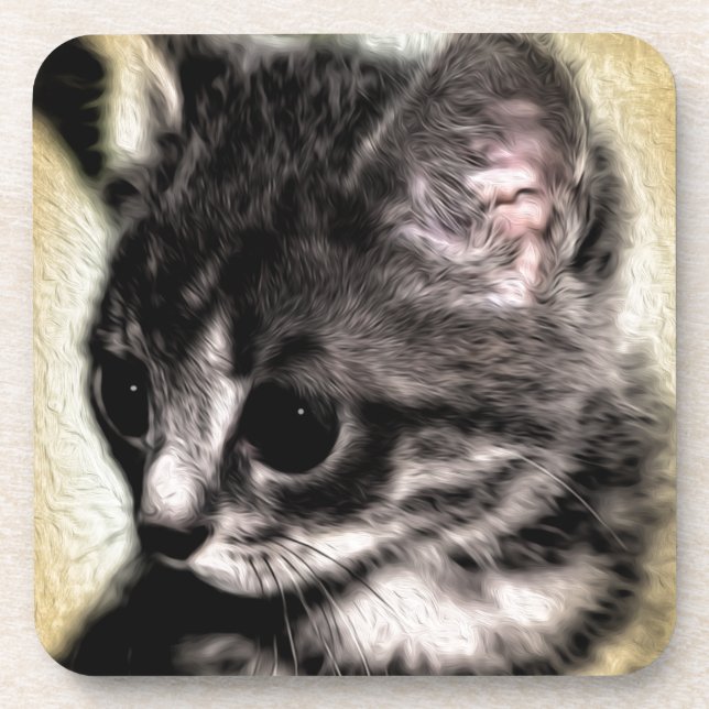 Posavasos Tabby Kitten (Frente)