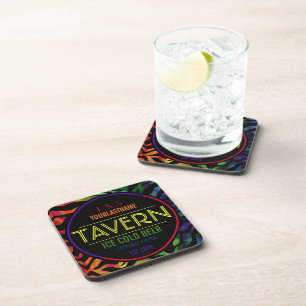 Posavasos Taberna personalizada pares divertidos del arco