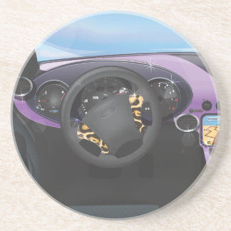 Posavasos Tablero de automóvil deportivo