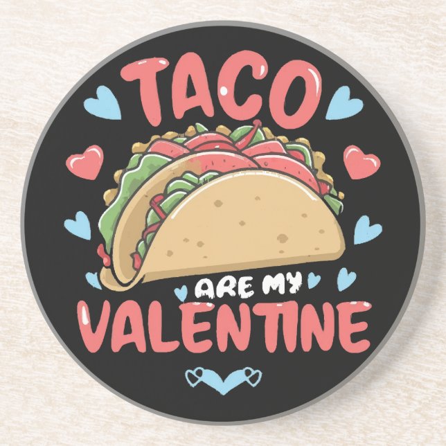 Posavasos Taco-san Valentín (Frente)