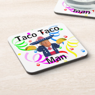 Posavasos Taco Taco Man Bebida