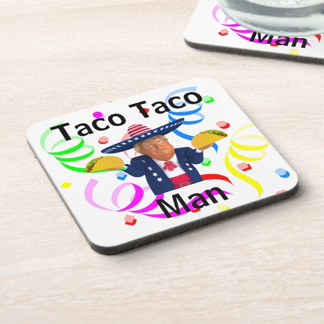 Posavasos Taco Taco Man Bebida (Lado Izquierdo)