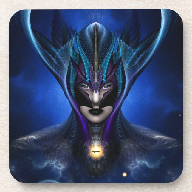 Posavasos Taidushan Sai Shadow Blue Coaster Set (Frente)