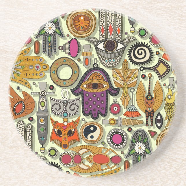 Posavasos talismanes melón dulce (Frente)