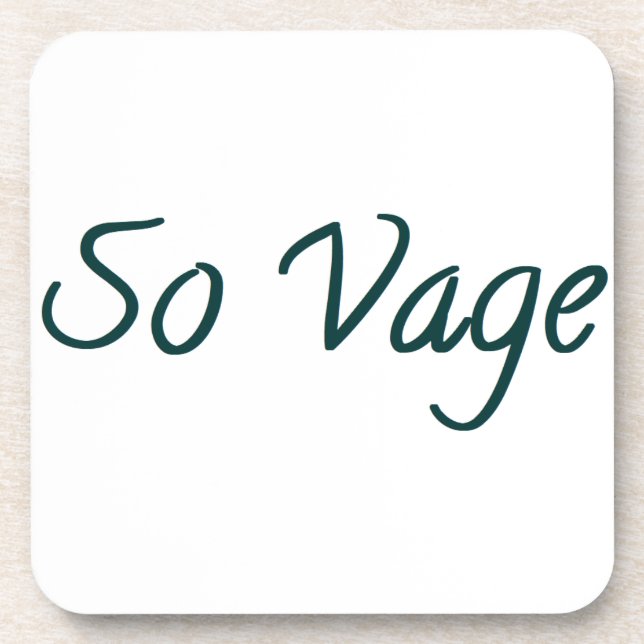 Posavasos tan vago (Frente)