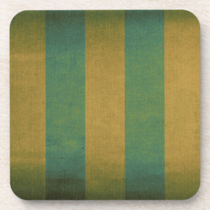 Posavasos Tapa de la tumbona verde a rayas