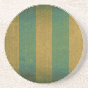 Posavasos Tapa de la tumbona verde a rayas