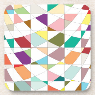 Posavasos Tapiz de colores abstractos