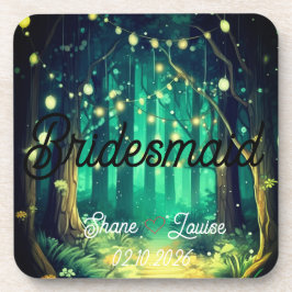 Posavasos Tarjeta de Asiento de Boda