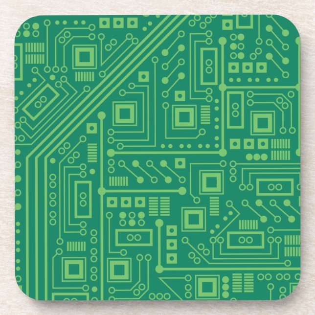Posavasos Tarjeta de circuito de robots (Frente)