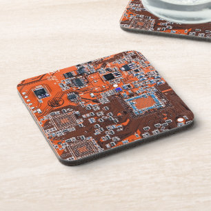Posavasos Tarjeta de circuito del Naranja PCB del conjunto d