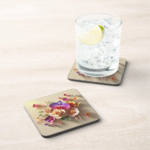 Tarjeta de saludo 3D Primavera Blossoms - Rosas vi