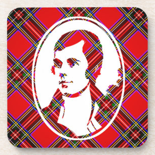 Posavasos Tartan Scotland's Bard Rabbie Burns