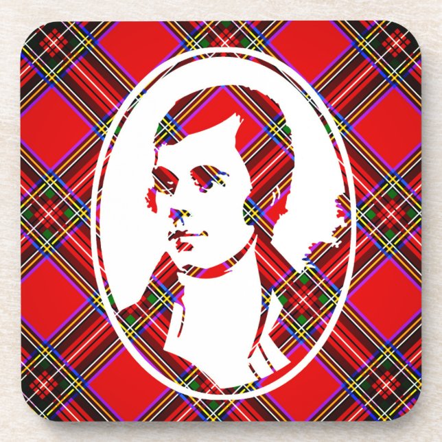 Posavasos Tartan Scotland's Bard Rabbie Burns (Frente)