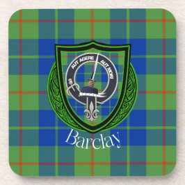 Posavasos Tartan y Cresta del Clan Escocés Barclay