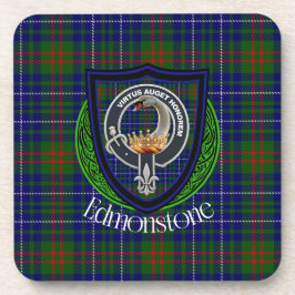 Posavasos Tartan y Cresta del Clan Escocés Edmonstone