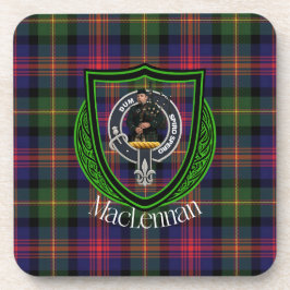 Posavasos Tartan y Cresta del Clan Escocés MacLennan