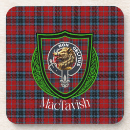 Posavasos Tartan y Cresta del Clan Escocés MacTavish