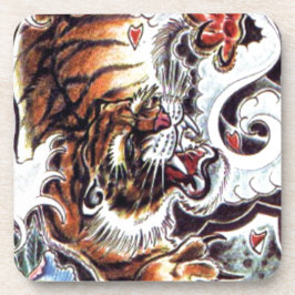 Posavasos Tatuaje del tigre japonés