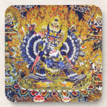 Tatuaje oriental fresco de dios de la muerte de