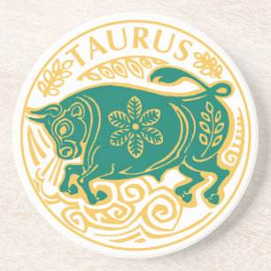 Posavasos Tauro Signo del Zodiaco en un