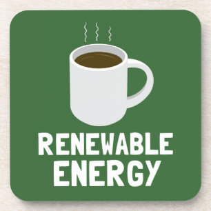 Posavasos Taza de café de la energía renovable