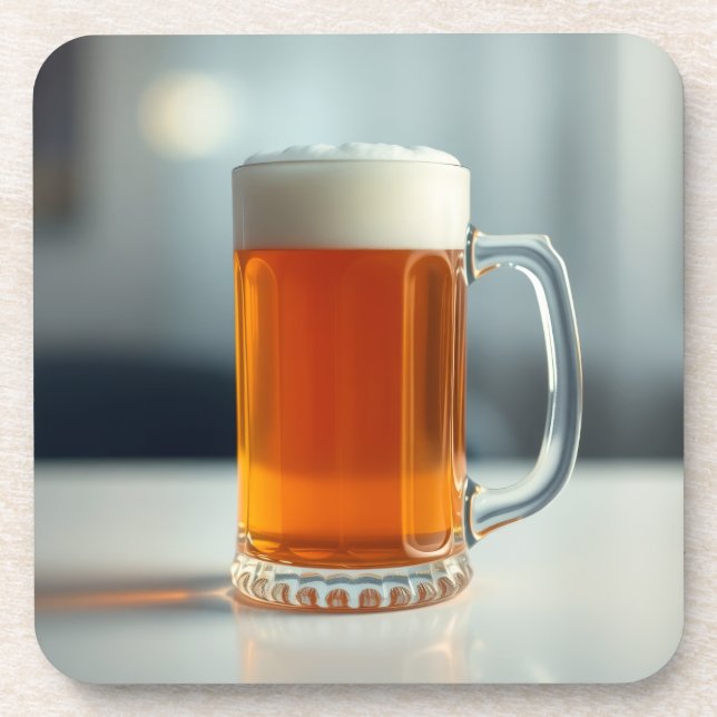 Posavasos Taza de cerveza (Frente)