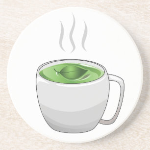 Posavasos Taza de té verde