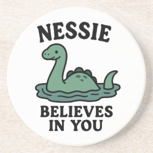 Posavasos Taza MMug de Nessie monstruo del lago Ness adorabl