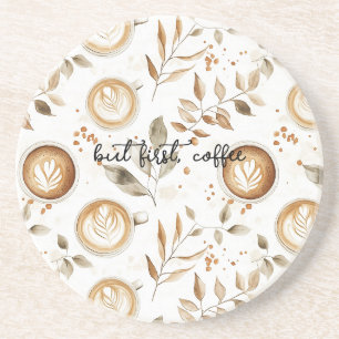 Posavasos Tazas de café hojas