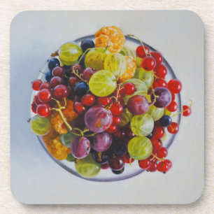 Posavasos Tazón de bayas - Vida residual de fruta hiperreali