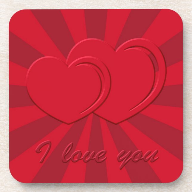 Posavasos Te amo (Frente)