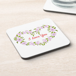 Posavasos Te amo flores lindas