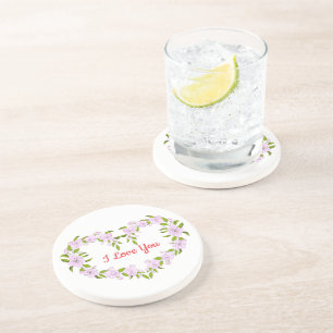 Posavasos Te amo Flores lindas