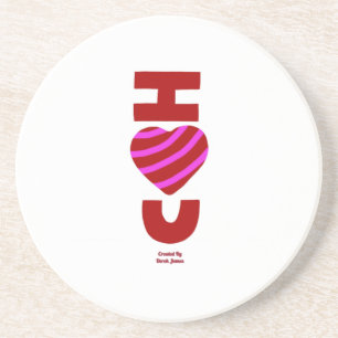 Posavasos Te Amo Sandstone Coaster