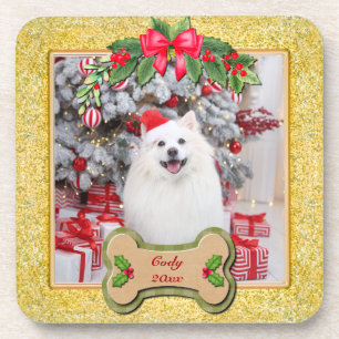 Posavasos Te Ladro un Feliz Navidad Regalo Personalizado par
